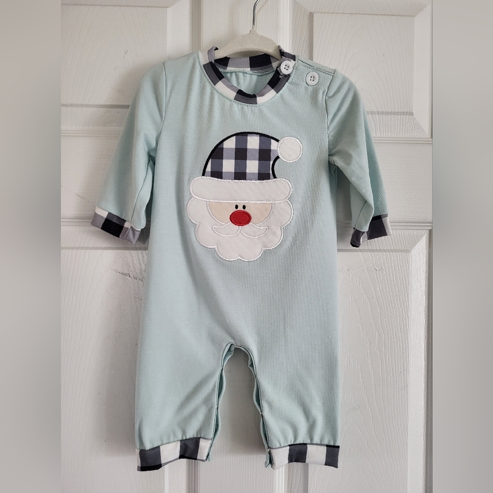 NWT Infant Boy Santa Romper